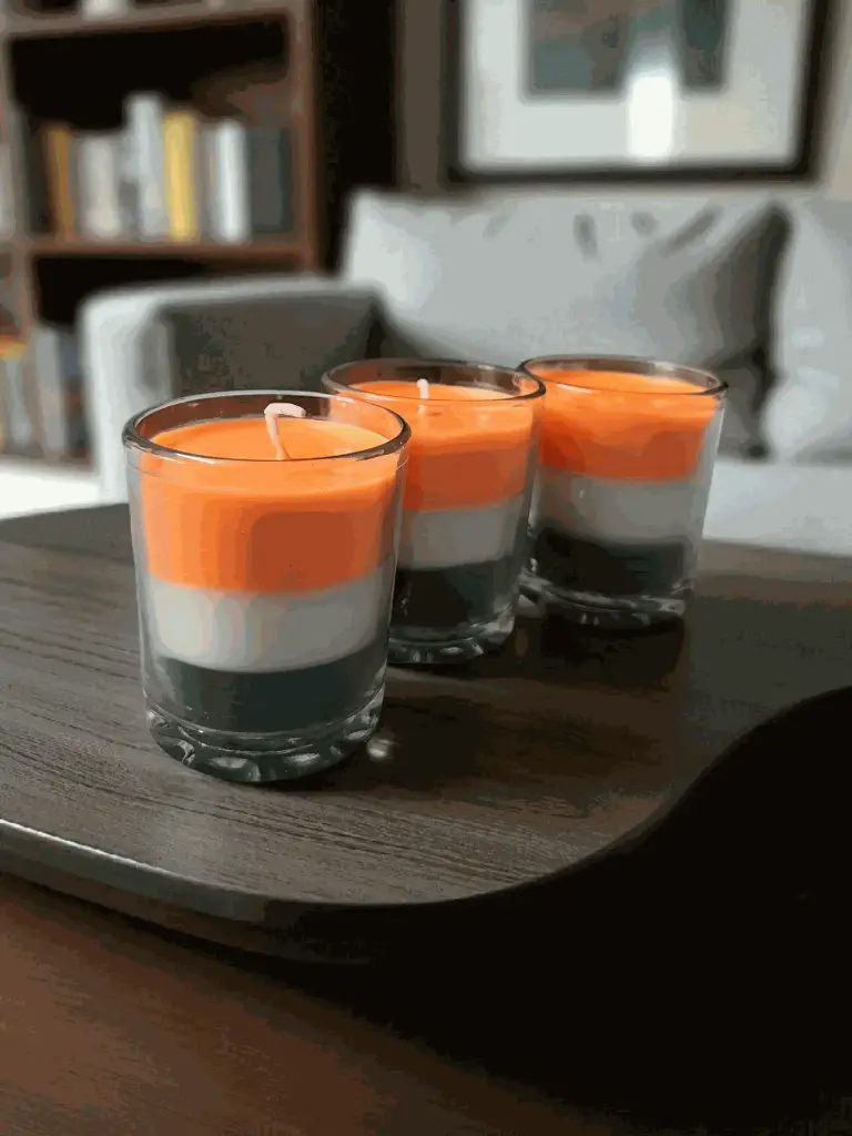 India flag candle