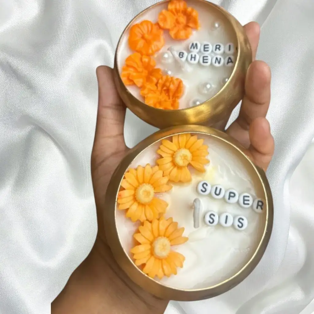 Rakhi special Candle/Message Candle