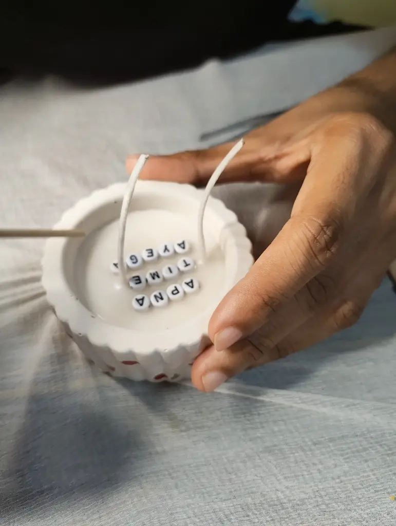 Secret Message Candle